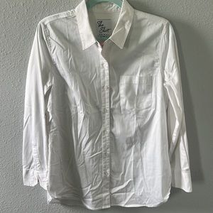 The Shirt Tribal Sz M White Button Up Collared Shirt
